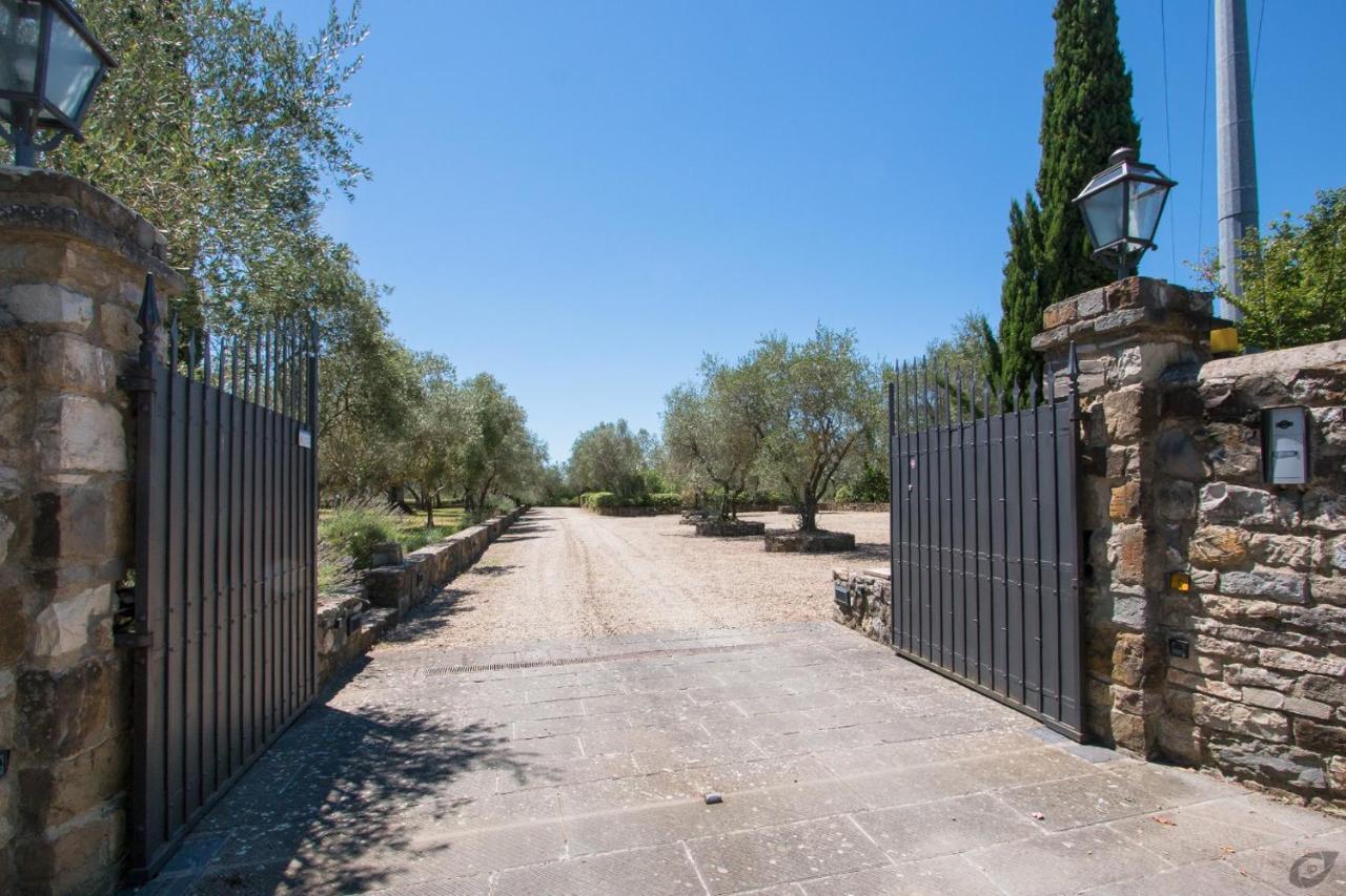 Villa Privata Con Piscina Firenze Chianti Bagno A Ripoli Bagian luar foto